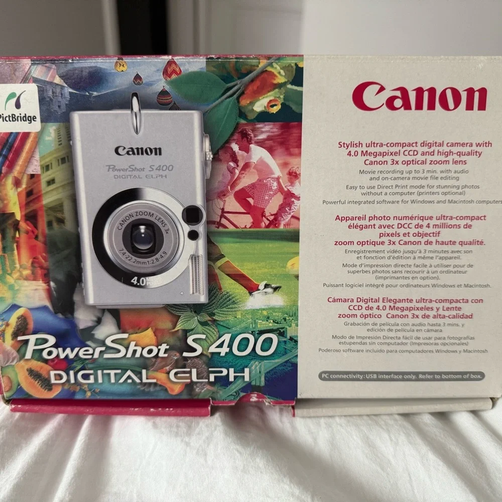 Canon PowerShot S400 Digital Camera - Silver